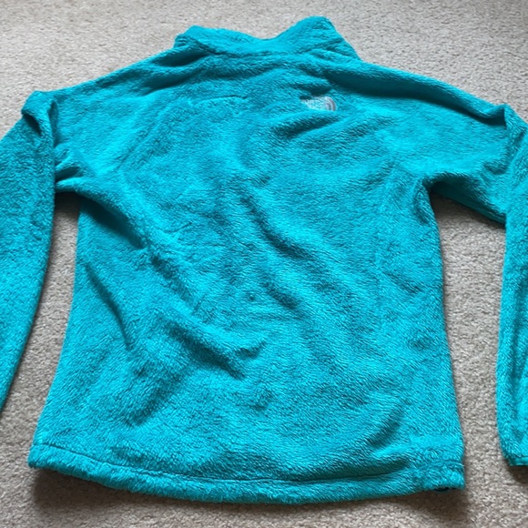 Soft Teal North Face Zip Up - Picture 4 of 4